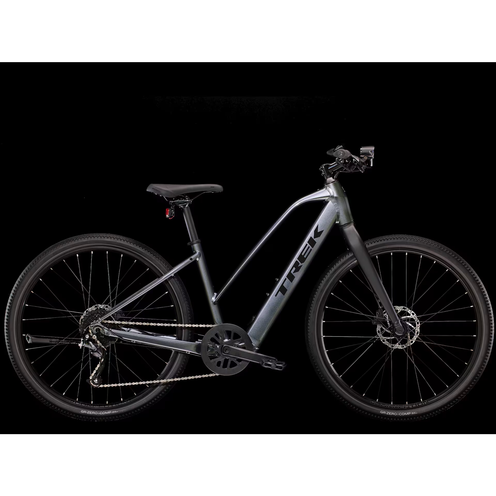 Trek Dual Sport + 2 Step Thru Small Grey