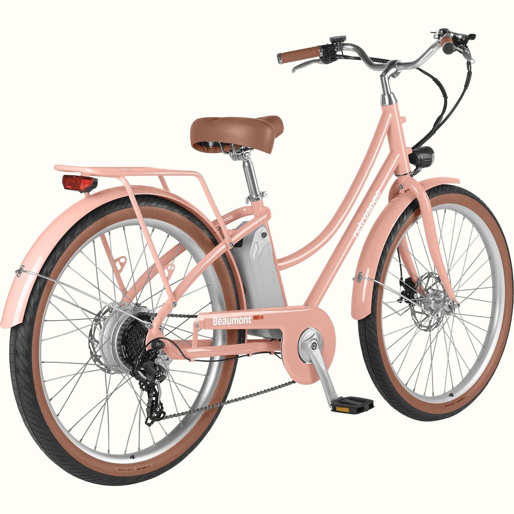 Retrospec Beaumont Rev 2 City Electric Bike - Step Through