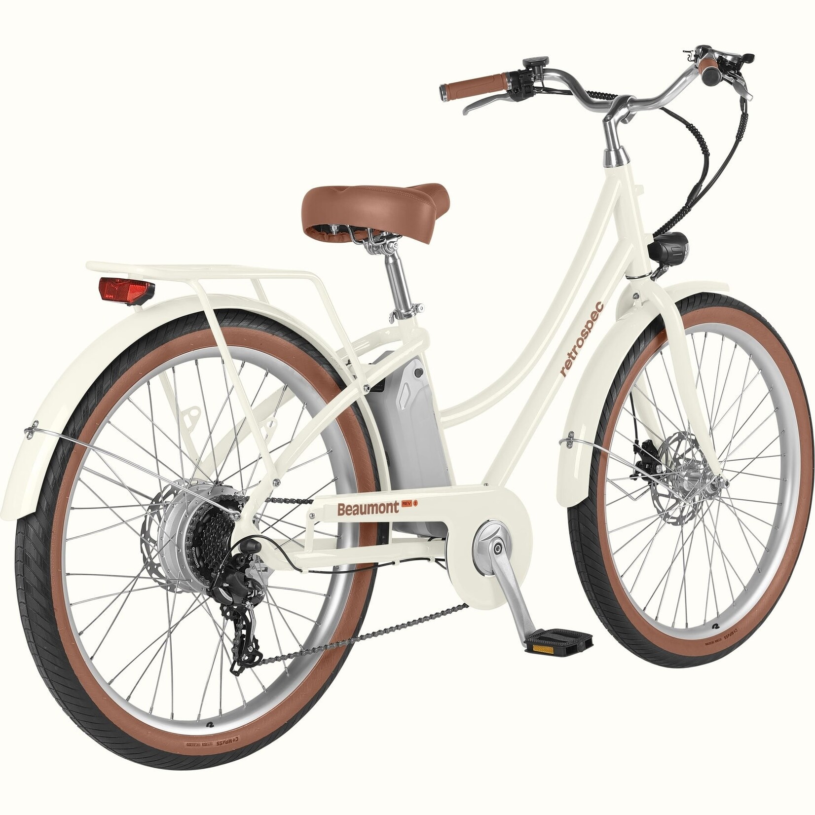 Retrospec Beaumont Rev 2 City Electric Bike - Step Through