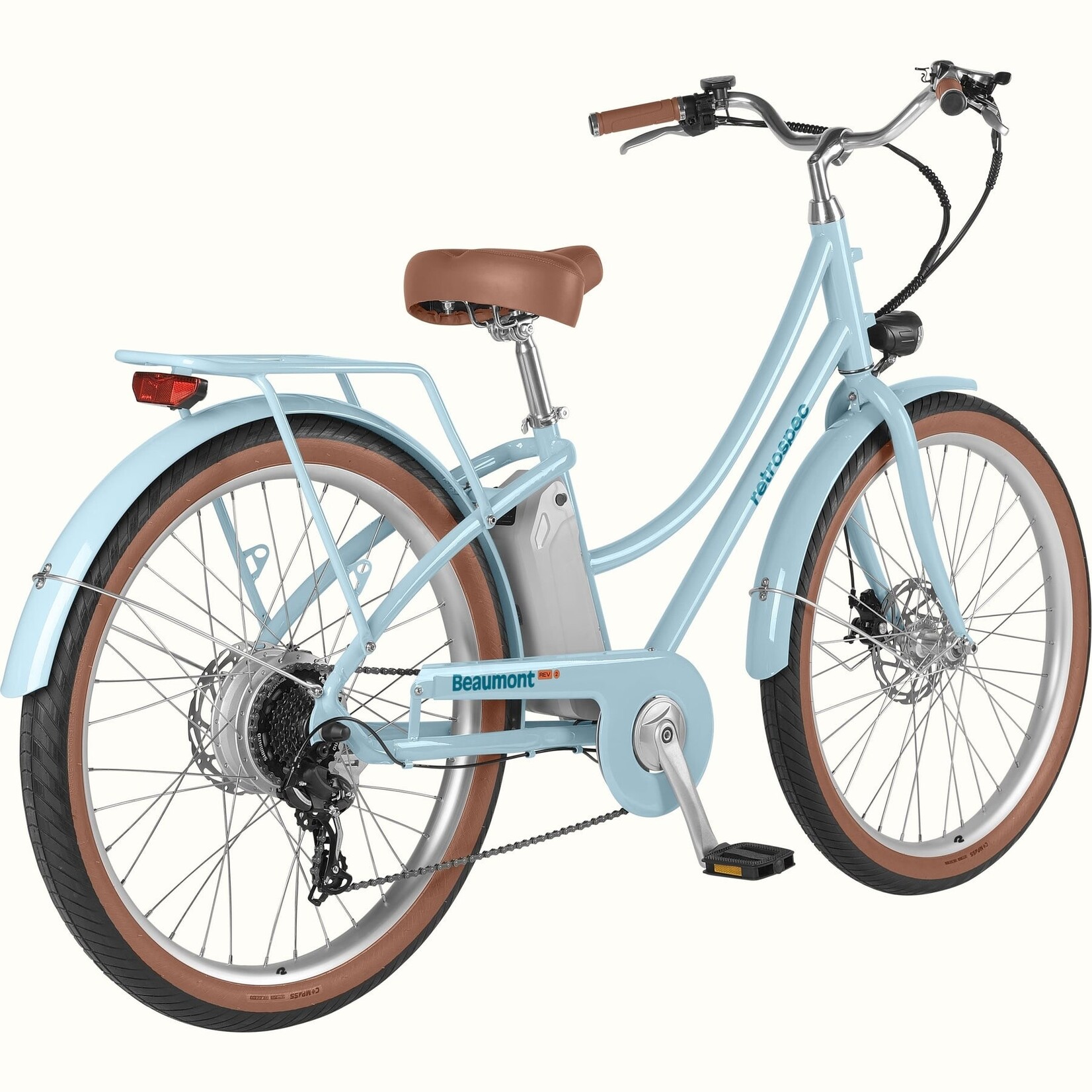 Retrospec Beaumont Rev 2 City Electric Bike - Step Through