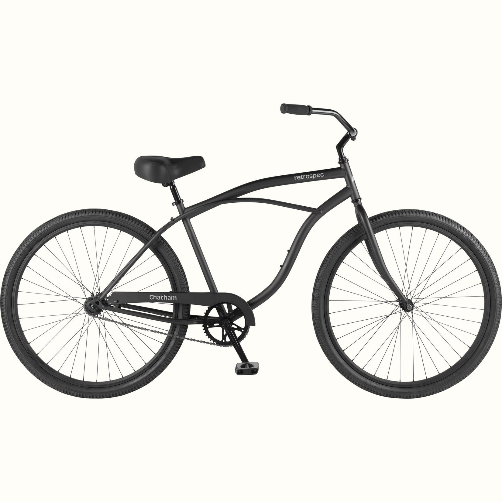 Retrospec Chatham 29" Beach Cruiser Bike - Single Speed BLK