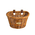 Nantucket Bike Basket Co Basket Nantucket Cisco D Tan Front