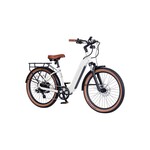 Aima Santa Monica Ebike 26"Ivory White Regular: 5'1"-6'2"