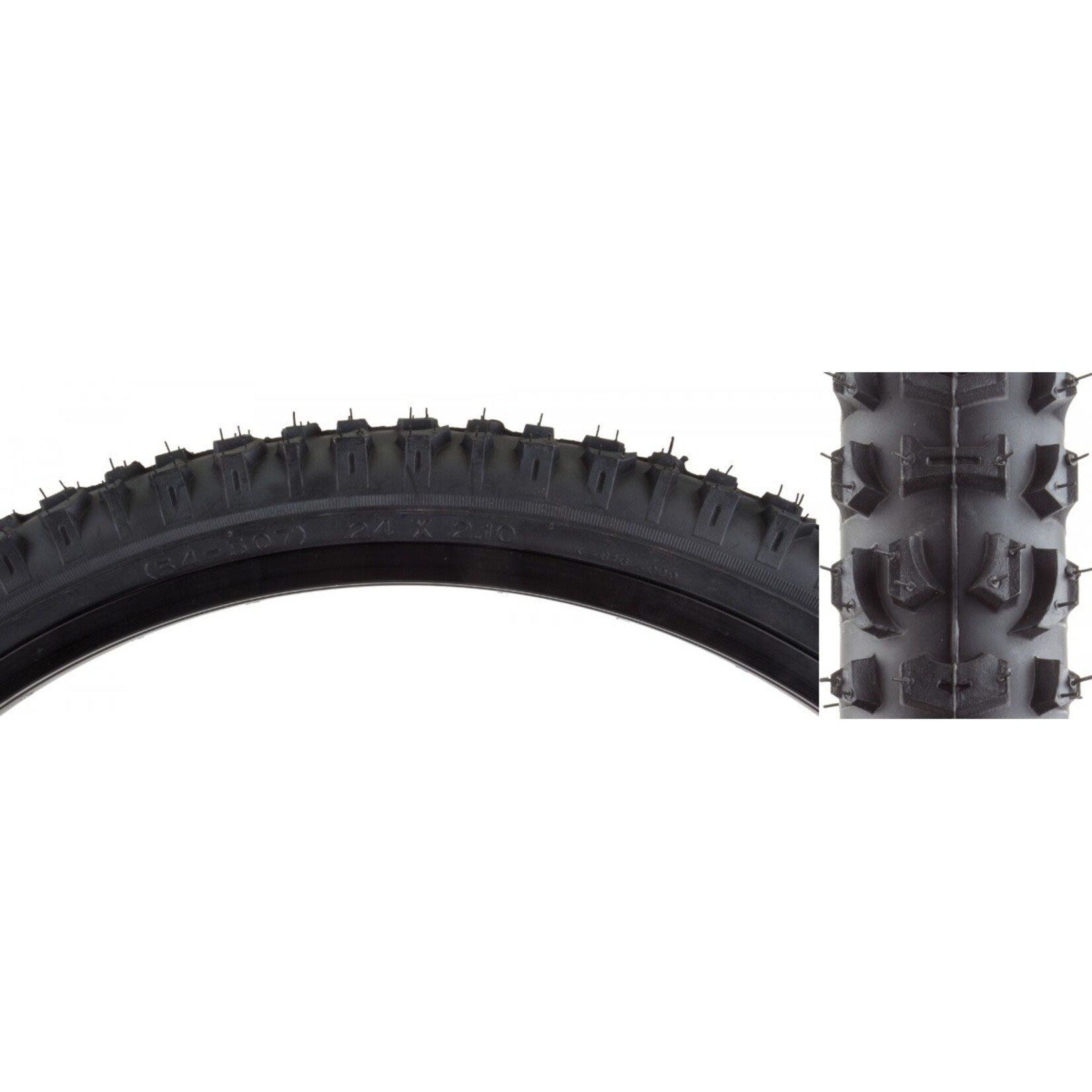 Sunlite TIRE SUNLT 24x2.1 BK/BK SMOKE K816 WIRE