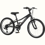 Retrospec Dart 20” Kids’ Bike 7 Speed Matte Black