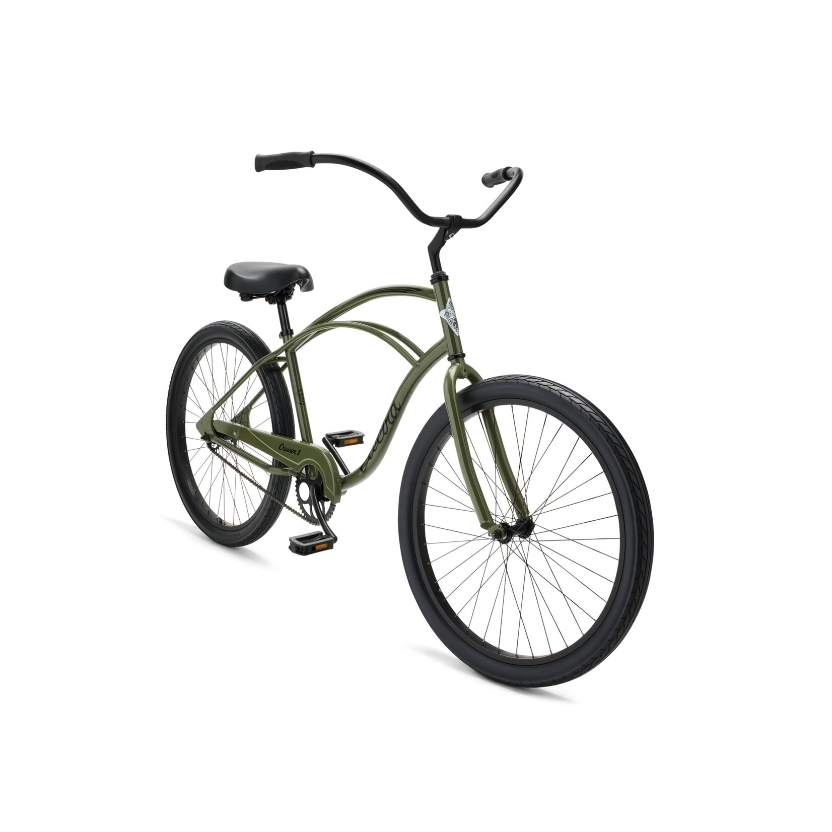 Electra Cruiser 1 Step Over 24 Olive