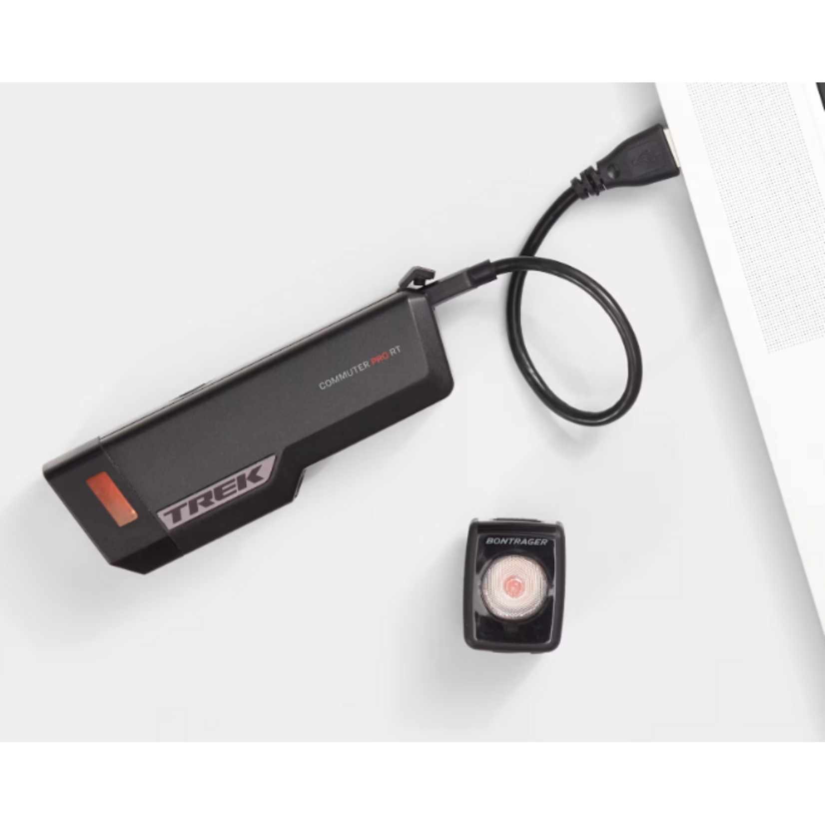 Trek Light Trek Commuter Pro RT/Flare RT Recharge Black Set