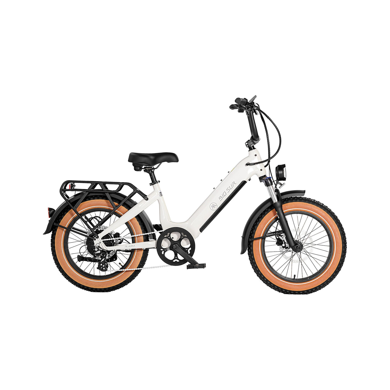 Aima Big Sur Sport E-Bike 20" White