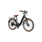 Aima Santa Monica Ebike 26" Fat Matt Black Large