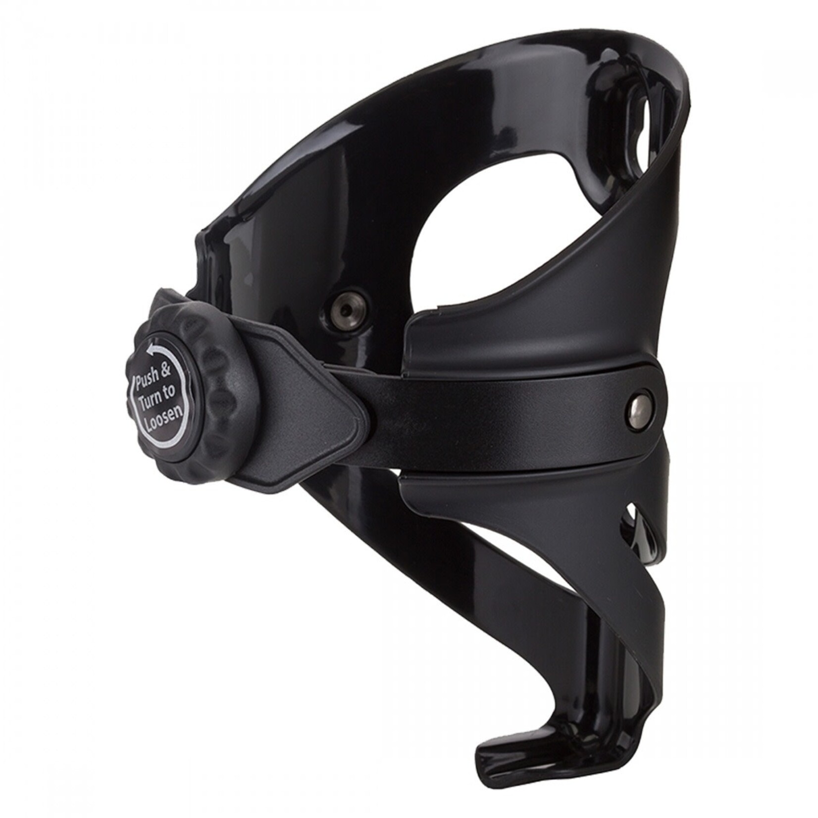 BIKASE BOTTLE CAGE BIKASE ABC ADJUSTABLE DRINK HOLDER BK