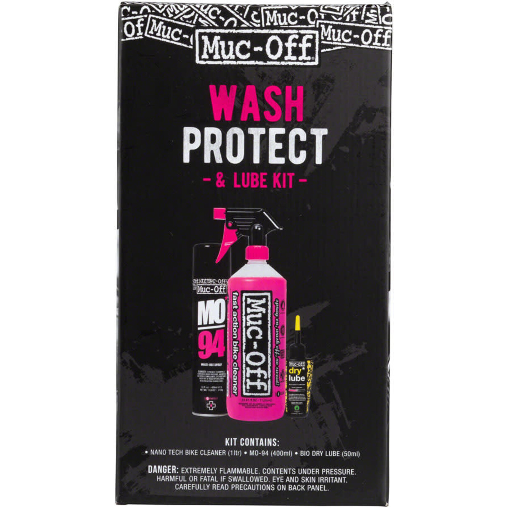 Muc-Off Muc-Off Bike Care Kit: Wash, Protect and Lube, with Dry Conditions Chain Oil
