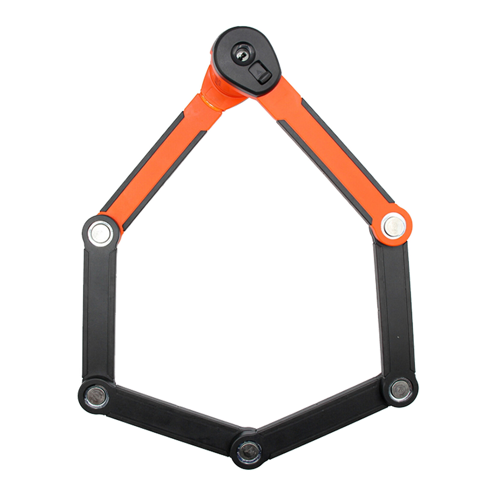 KRYPTONITE LOCK KRY LINK FOLDING EVOLUTION 790 KEY 90cmx5.4mm BK/OR w/BRKT