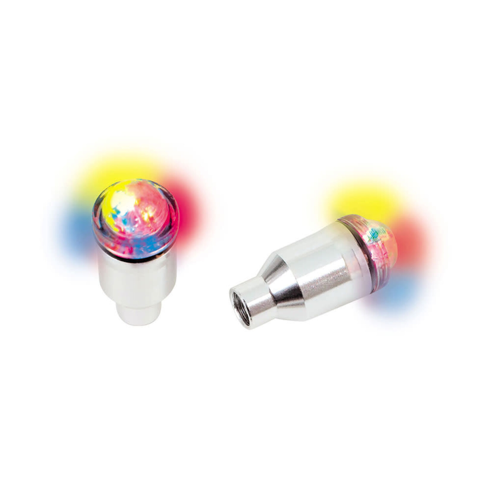 F&R Cycle LED Flash Light Valve Caps Schrader Valve.