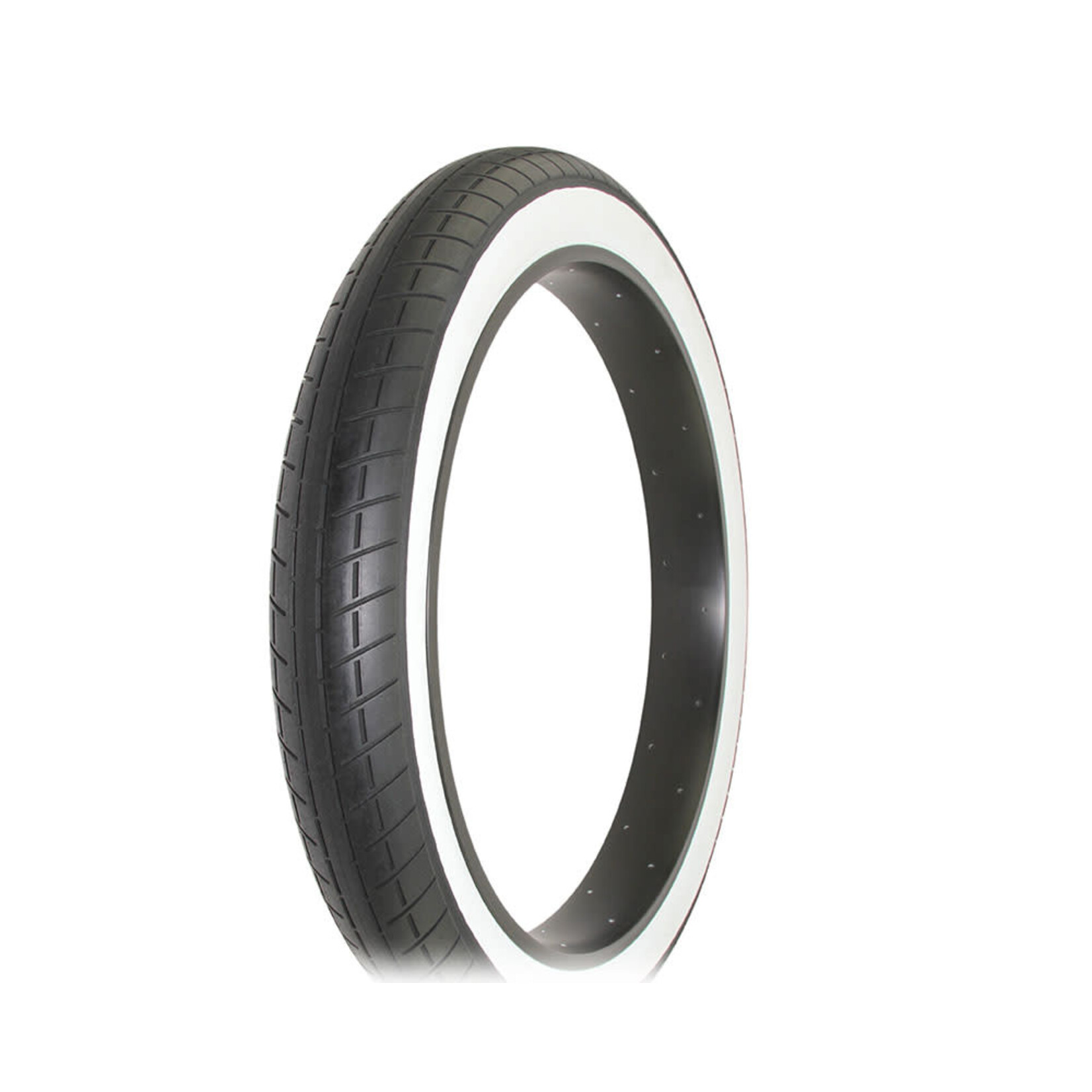 F&R Cycle Tire 26 x 4.00 Black/White Side Wall IA-2610.