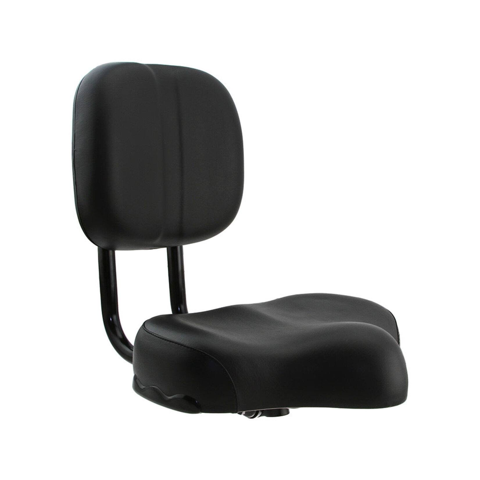 F&R Cycle Beach Cruisers Saddle W/Back Rest Black.