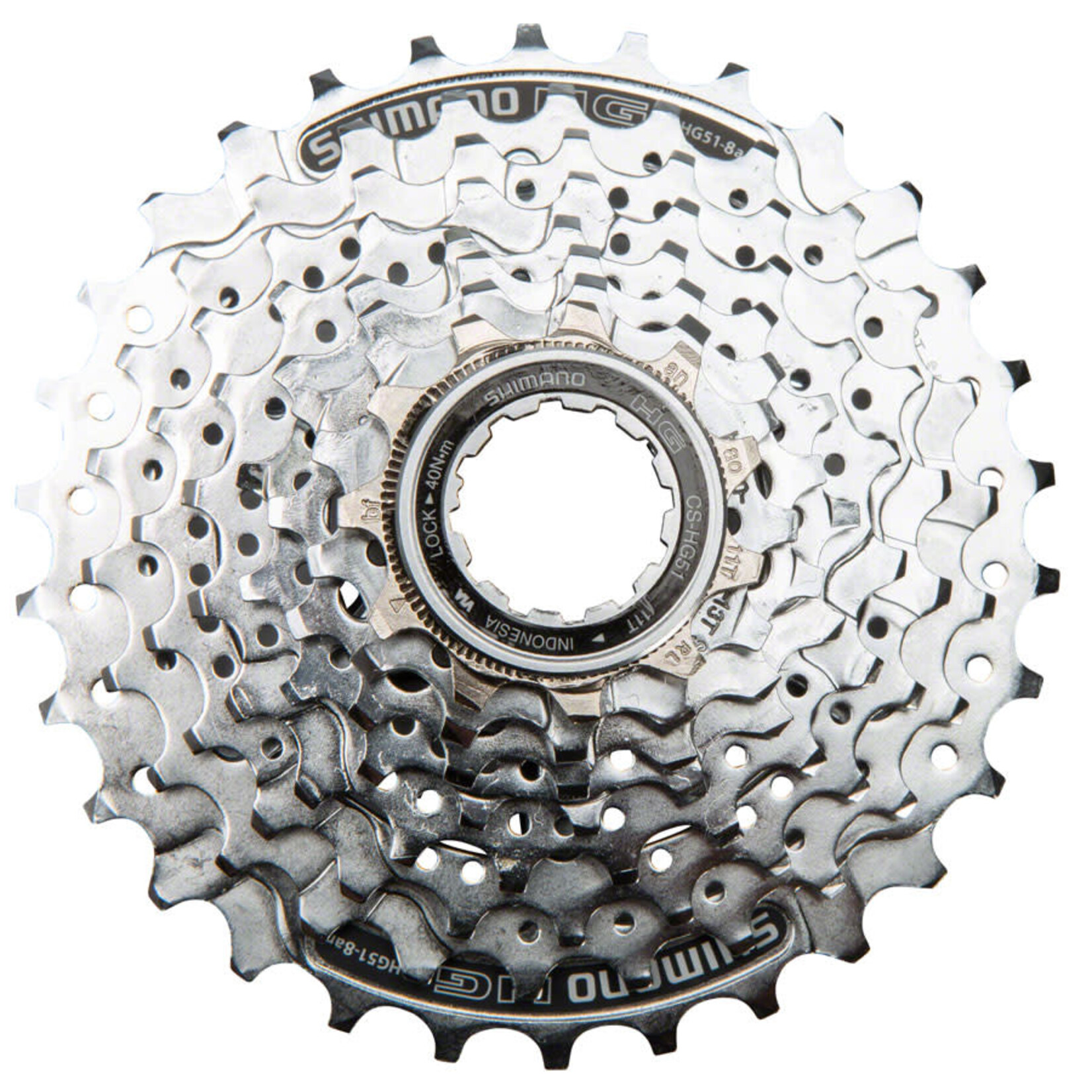 Shimano Shimano Alivio CS-HG51 Cassette - 8 Speed, 11-32t, Silver