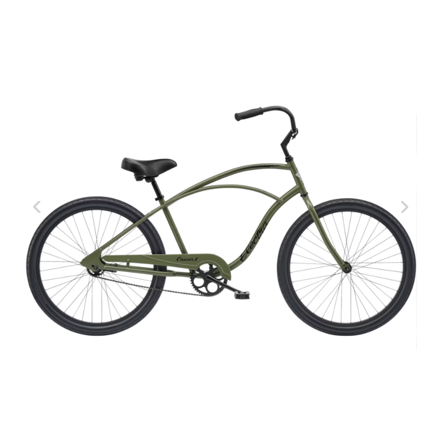 Electra Cruiser 1 Step-Over, 24" wheel Olive