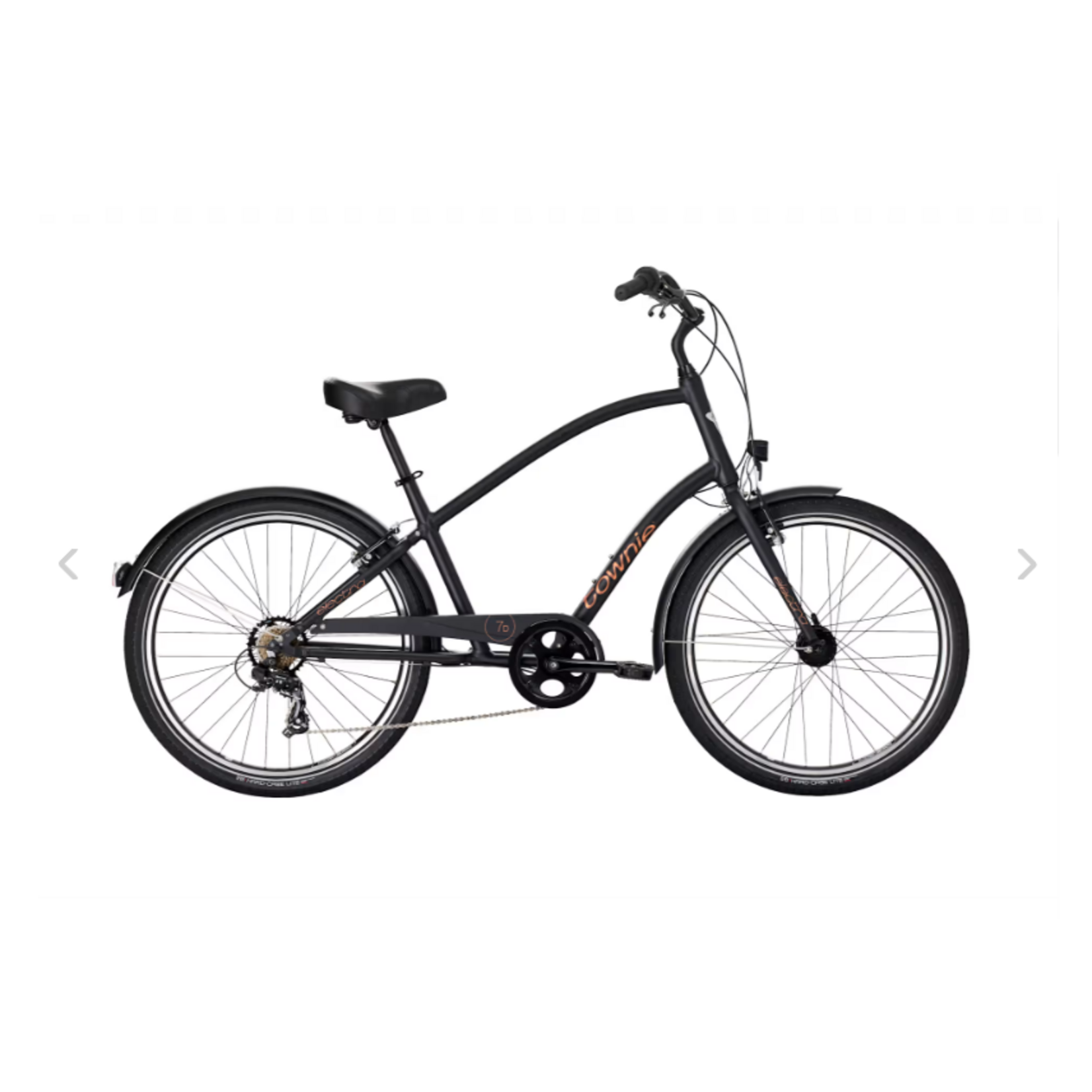 Electra Townie 7D EQ Step-Over, 26 TALL Matte Black