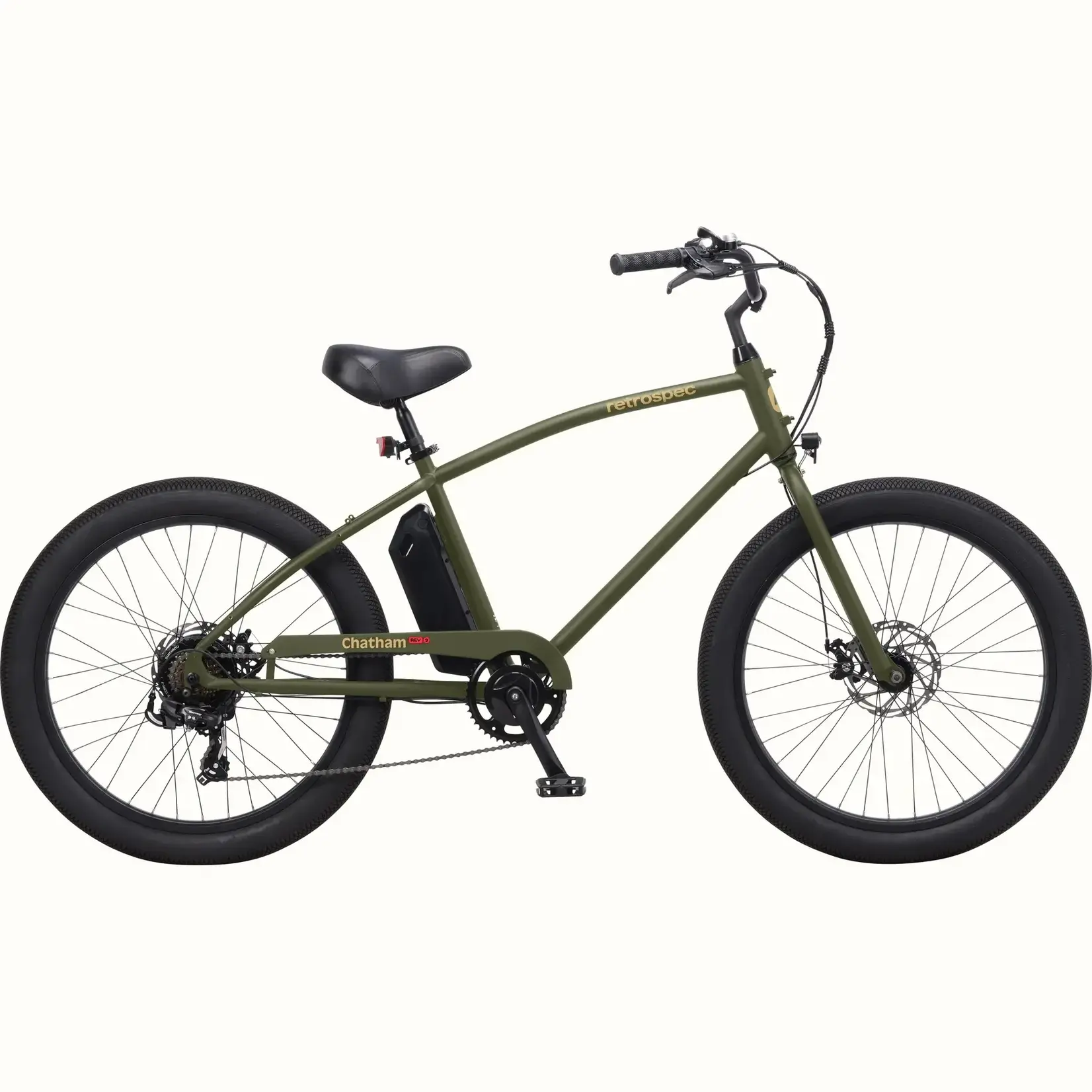 Retrospec Chatham Rev 3 Beach Cruiser Electric Bike