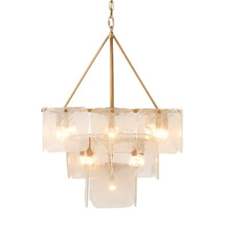 Vossi Elevated Coastal 24 - Light Unique / Statement Tiered Chandelier