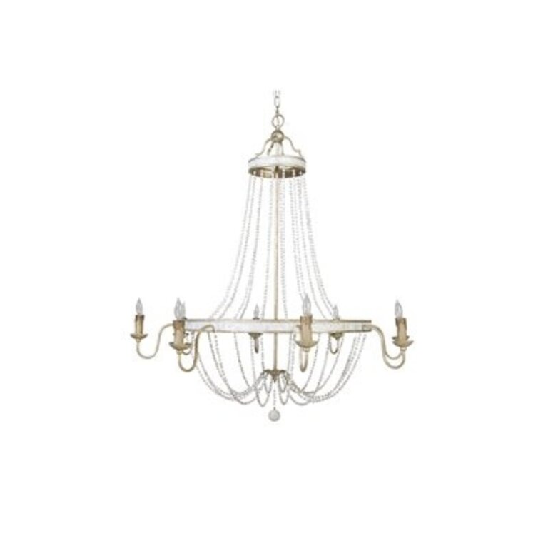 8-Light Candle Style Empire Chandelier