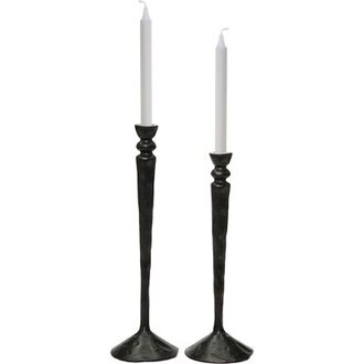 Ocean City  Tall Metal Tabletop Candlestick