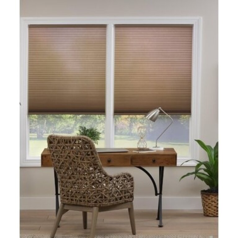 Ecohome 72" L Semi-Sheer Honeycomb Shade Finish: Latte, Blind Size: 42.5"W x  72"L