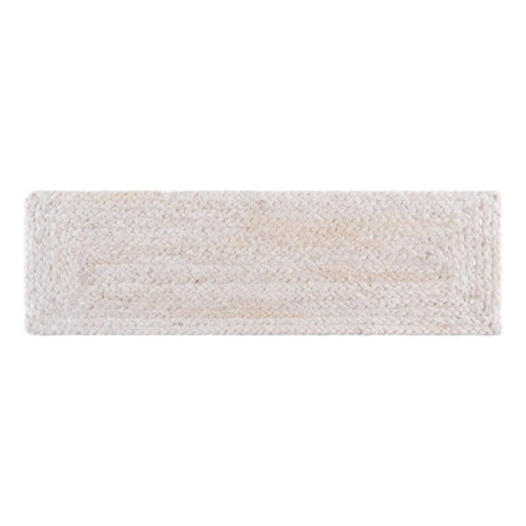 Neilson Hand-Braided Jute/Sisal Beige Area Rug Rug Size: Rectangle 0'9" x 2'6"