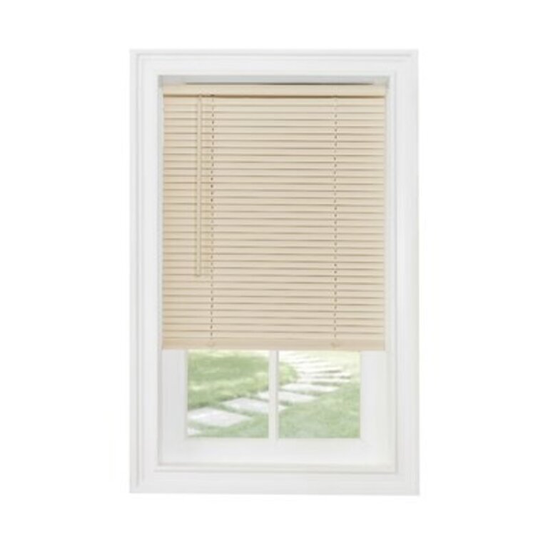 Wayfair Basics Semi-Sheer Horizontal/Venetian Blind Blind Size: 41"W x 64"L, Finish: Alabaster