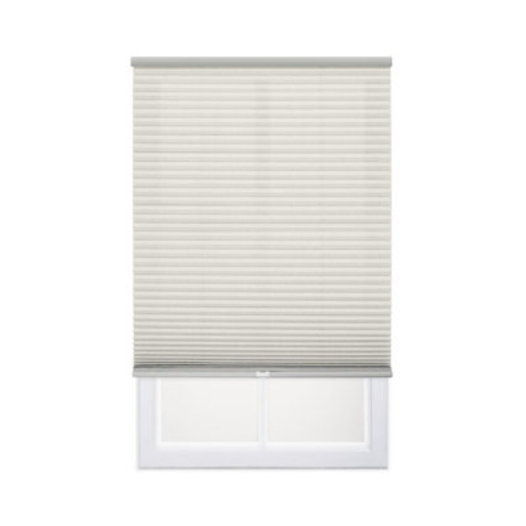 Semi-Sheer Cellular Shade Blind Size: 26"W x 72"L, Finish: Cream