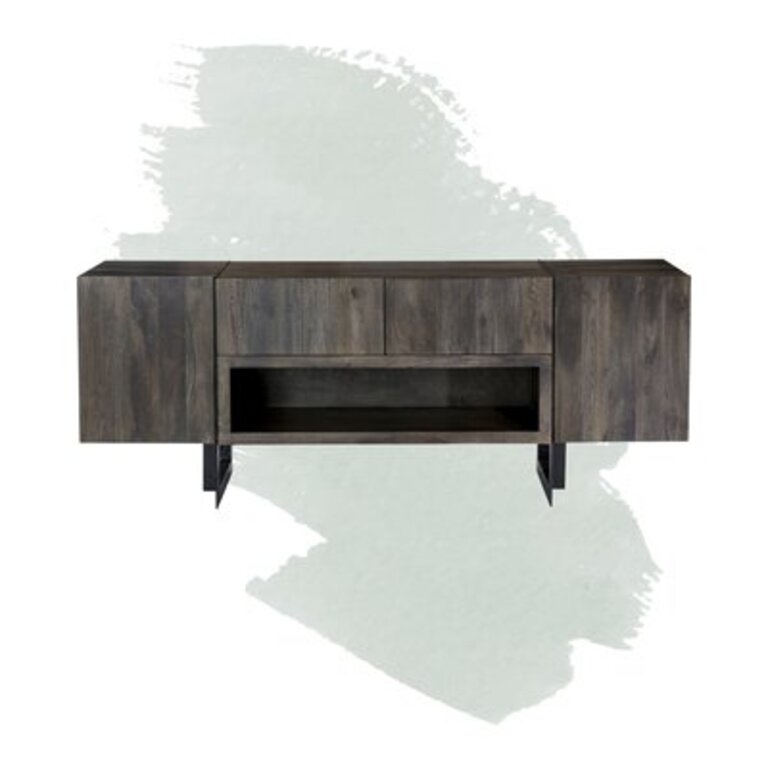 Sherman Solid Wood TV Stand for TVs up to 78" Color: Dark Brown