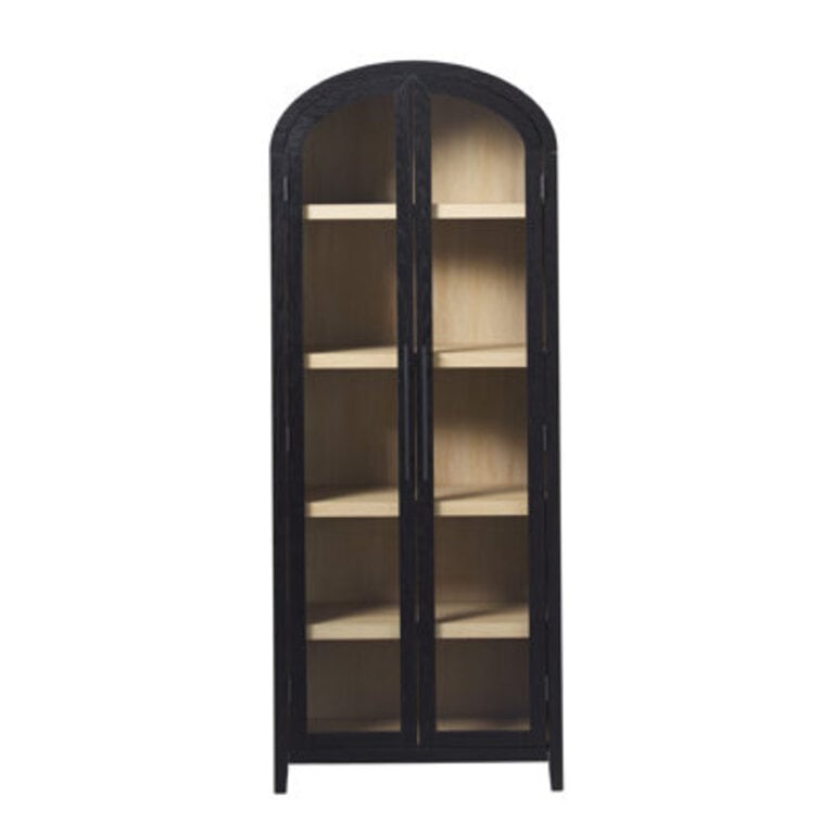 Ridunel 76" H x 30" W Standard Bookcase Color: Black