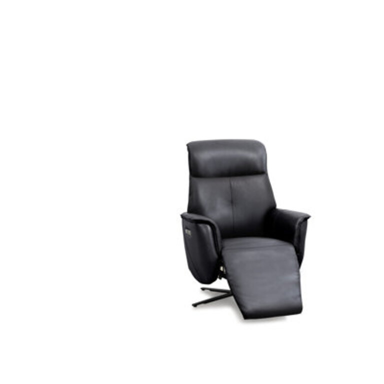 Annabella Genuine Leather Power Glider Ergonomic Recliner Upholstery Color: Blackberry Top Grain Genuine Leather