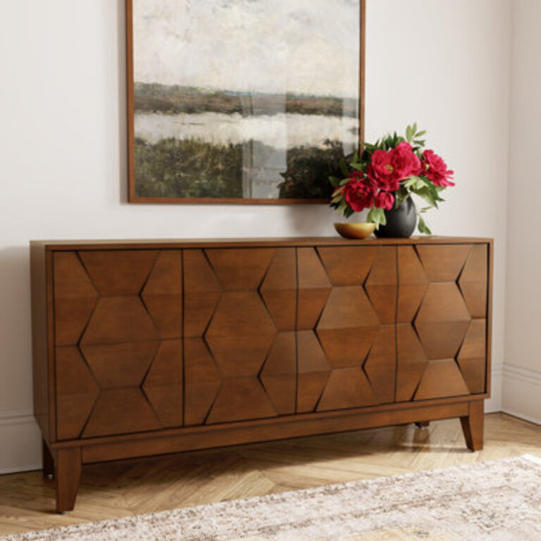 Whisnant 60" Wide Sideboard Color: Walnut