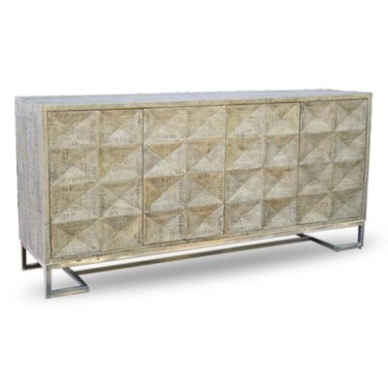 72" Wide Sideboard Mango Solid Wood Sideboard