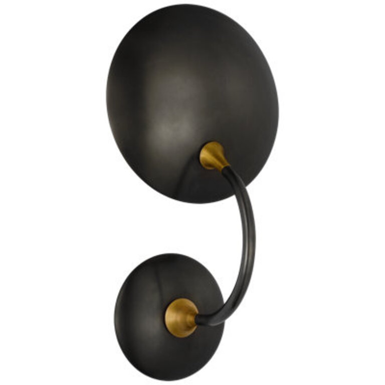 Thomas O'Brien Keira Medium Wall Wash Sconce Finish: Bronze/Hand-Rubbed Antique Brass