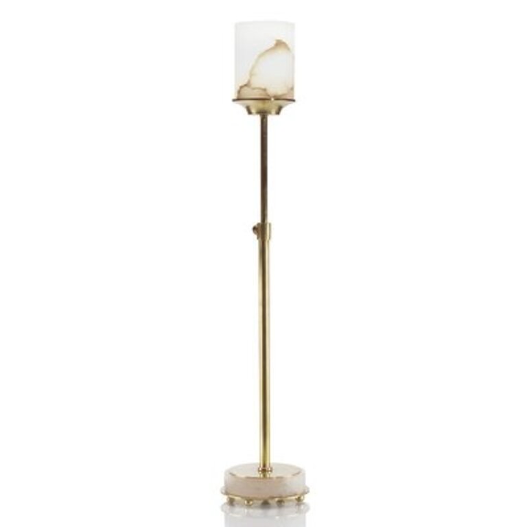 37'' White Buffet Lamp