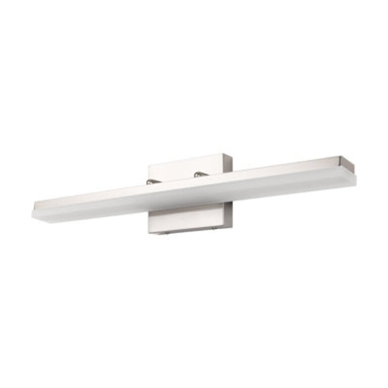 24'' Alfonzia 1-Light Dimmable LED 24W Bath Bar Finish: Brushed Nickel, Bulb Type: Cold White 5000K