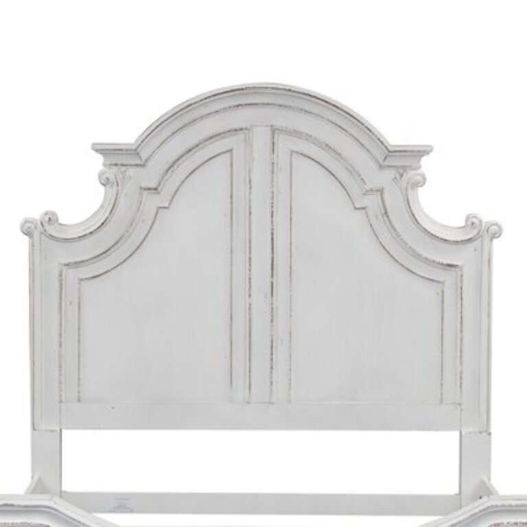 Colchester Solid Wood Panel Headboard Size King, Color Off White