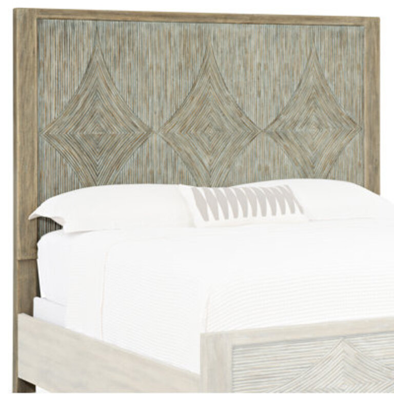 Macey Panel Headboard Size: Queen, Color: Natural