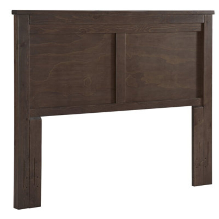 Aybel Solid Wood Panel Headboard Size Full/Queen, Color Espresso Pine