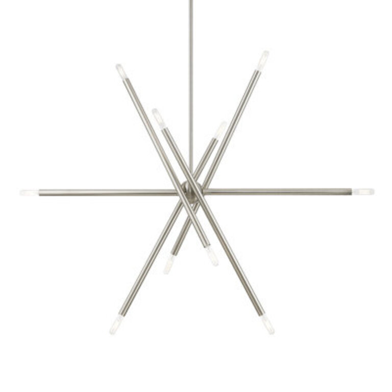 Asherah Aquera Linear Chandelier Finish: Brushed Nickel