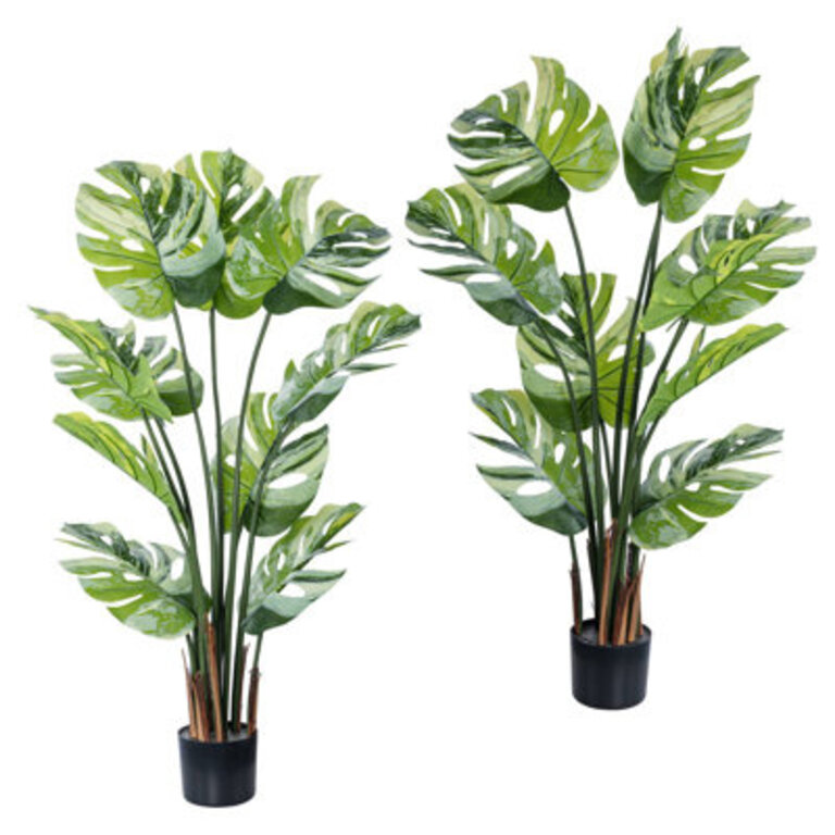 6 Ft Artificial Monstera Trees Potted Plant Wayfair Outlet
