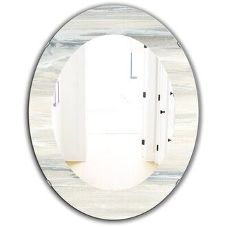 Vernia Maliah Traditional Wall Mirror Size: 36" H x 24" W