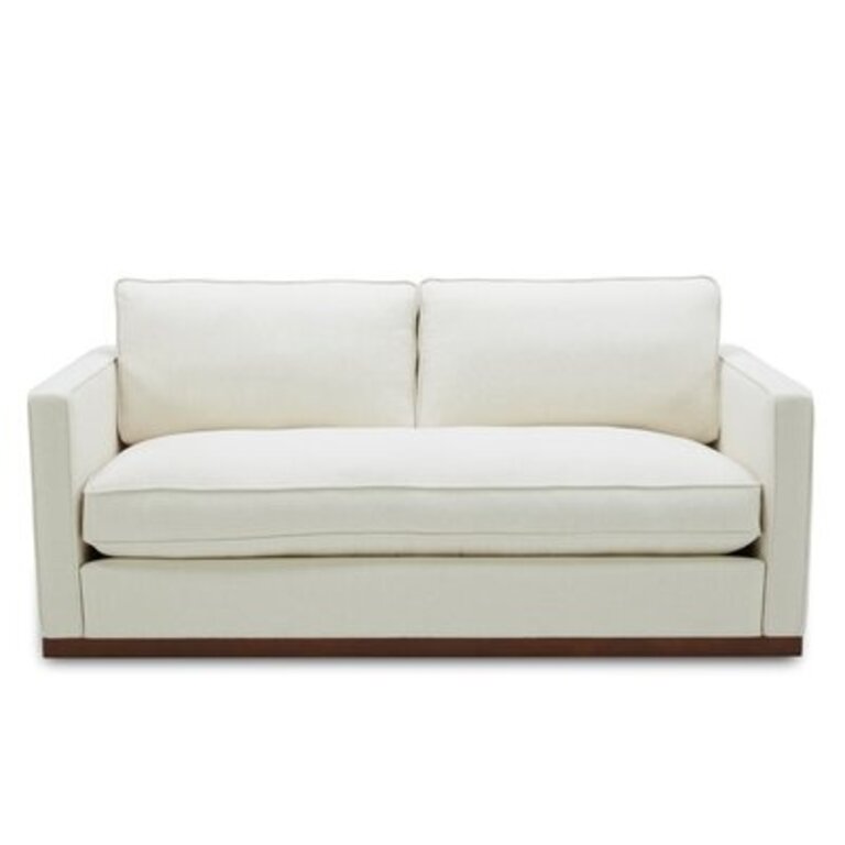 Bobbi 73'' Upholstered Loveseat Fabric: Flannigan Cotton Tweed