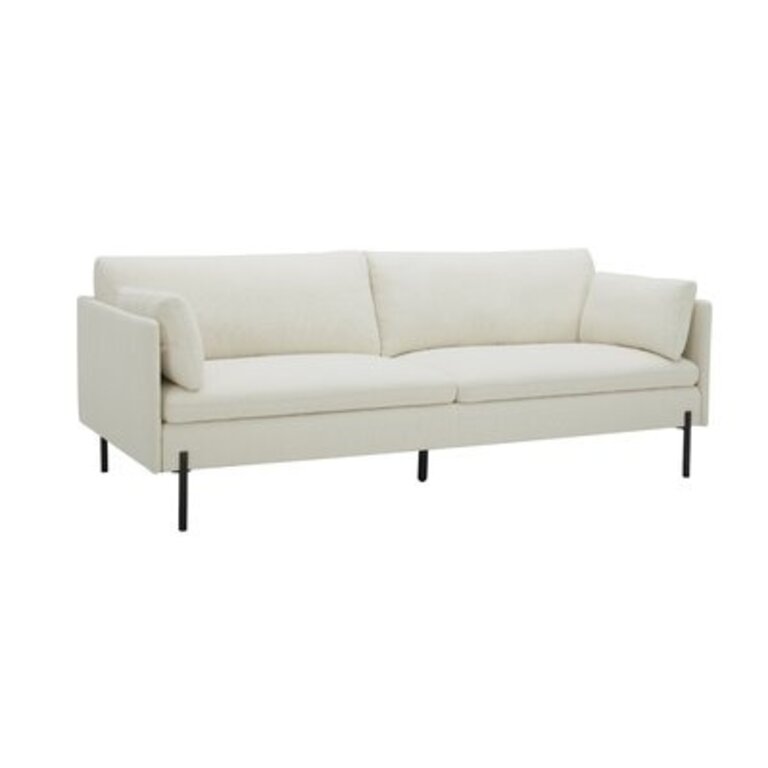 Moab 81'' Upholstered Sofa Fabric: Flannigan Cotton Tweed