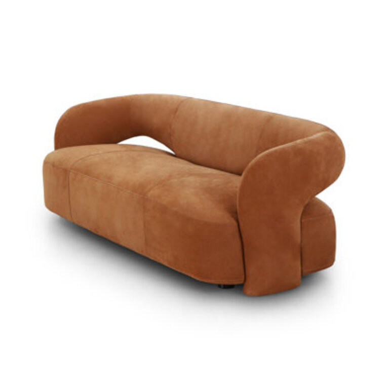 Alverna 95.5" Leather Sofa