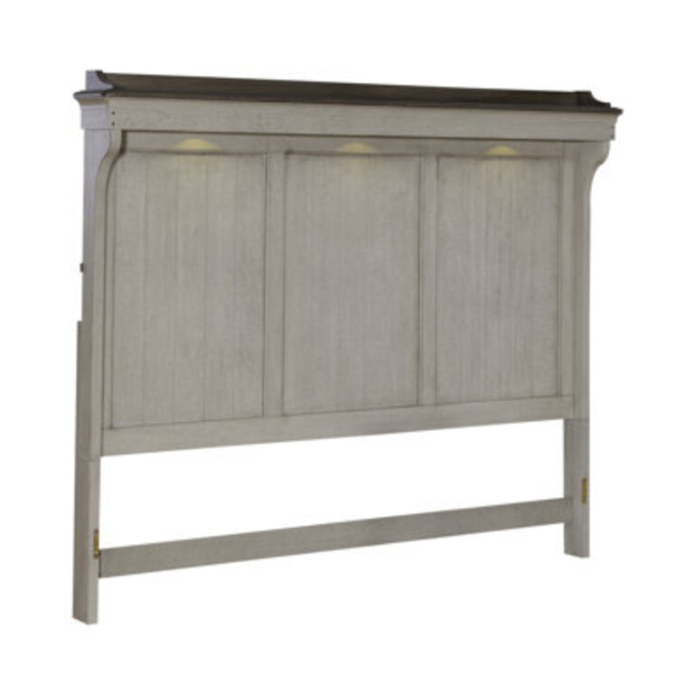 Cathleen Headboard w/ LED Lighting Size: King