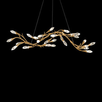 Secret Garden 1 Light Linear Pendant Finish: French Gold