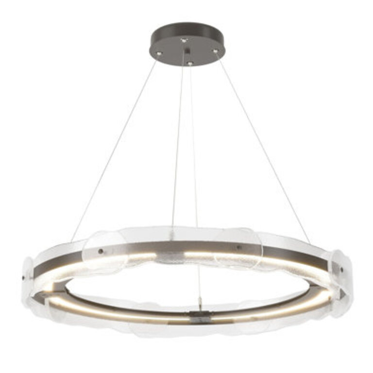Solstice Unique / Statement Geometric LED Pendant Finish: Dark Smoke